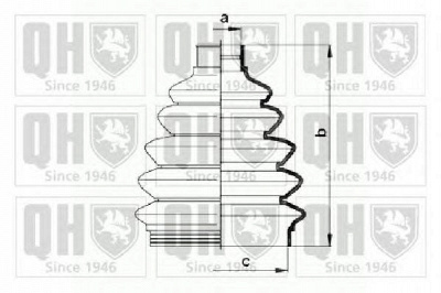 QUINTON HAZELL qjb741 -  Комплект пыльника, приводной вал